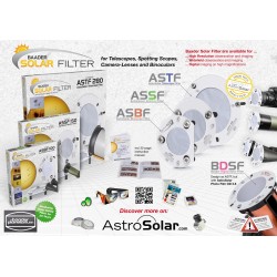 Filtre solaire Baader AstroSolar pour télescope ASBF 50