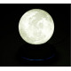 Lune lumineuse à lévitation magnétique