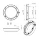ZWO Canon EOS Lens Adapter Version II for EFW and ASI1600