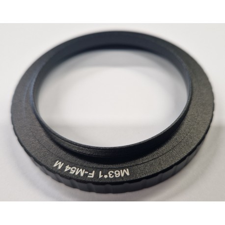 Adapter ring M63 x 1 (female) to M54 x 0.75 (male)