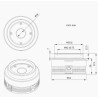 Caméra couleur ZWO ASI676MC – CMOS 12,6 MP pour planétaire et all-sky