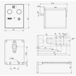Nuveau ZWO EAF-N + Télecomande + capteur de température ext.