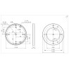 Colonne MiniPier iOptron pour HAE69 et HAZ71