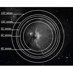 EXPLORE SCIENTIFIC 68° Ar Oculaire 40 mm (2″)