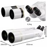 Explore Scientific BT-120 SF avec oculaires 62° LER 20mm