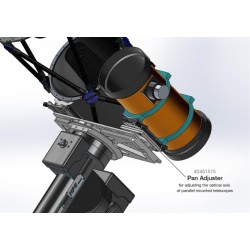 Baader Pan Adjuster for aligning optical axes of parallel-mounted telescopes