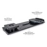 Baader Heavy-Duty 8" Double Mounting Plate – 750 mm for 20"–24" Optics (150 kg)