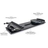 Baader Heavy-Duty 8" Double Mounting Plate – 750 mm for 20"–24" Optics (150 kg)