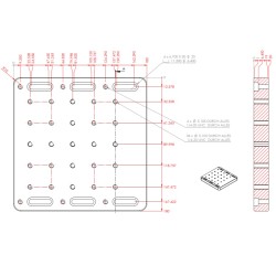 Platine intermédiaire Baader pour platine double 8 pouces
