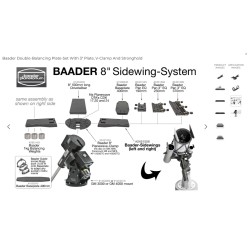 Platine Baader 3" avec mâchoire V et Stronghold