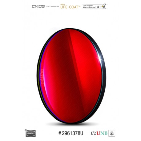 Baader H-alpha 2" non monté filtre f/2 rapide 3,5 nm optimisé CMOS (2961378U)