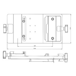 Ioptron universal dual jaw system