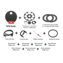 Wanderer Astro 8×50 Filter Wheel ultra-faible épaisseur pour filtres 50 mm