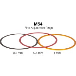 Baader Planetarium M54 fine adjustment rings set 0.3 0.5 1 mm aluminium
