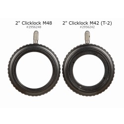 Baader ClickLock 2 inch to T2 M42 clamp