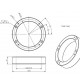 ZWO D70-M54F Adapter