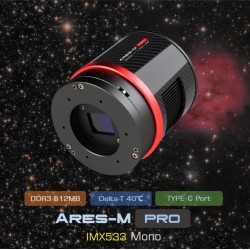 Player One Ares-M Pro IMX533 - Caméra monochrome refroidie