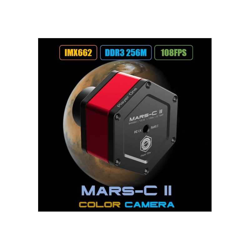 Player One Mars-C II IMX662 - Caméra couleur planétaire