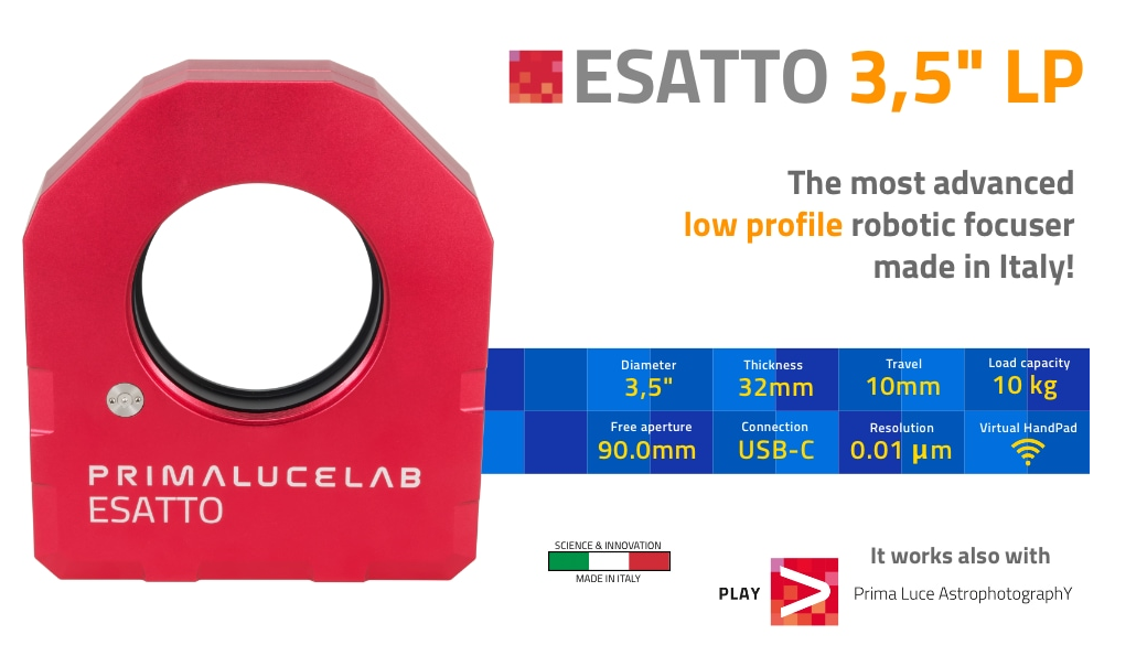 ESATTO 3,5 LP low profile robotic focuser