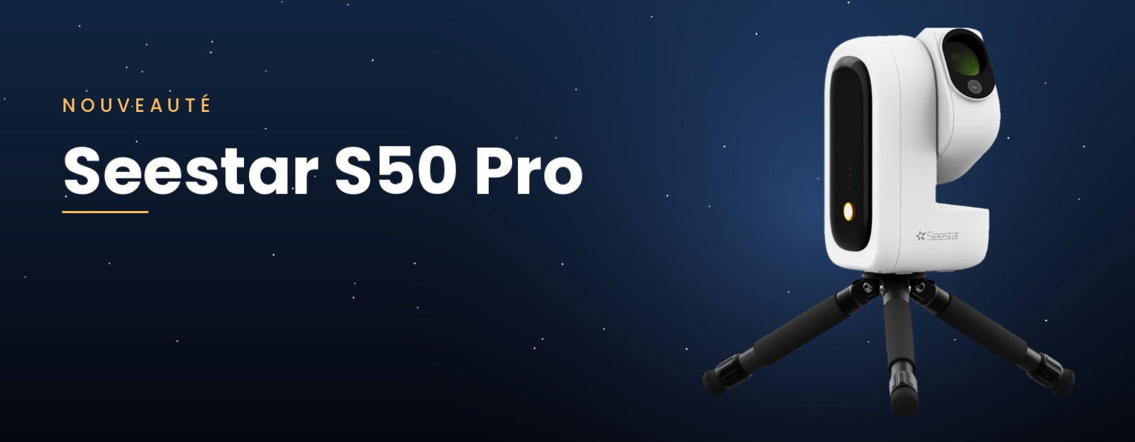 Nouveaut&eacute; ZWO Seestar S50 Pro