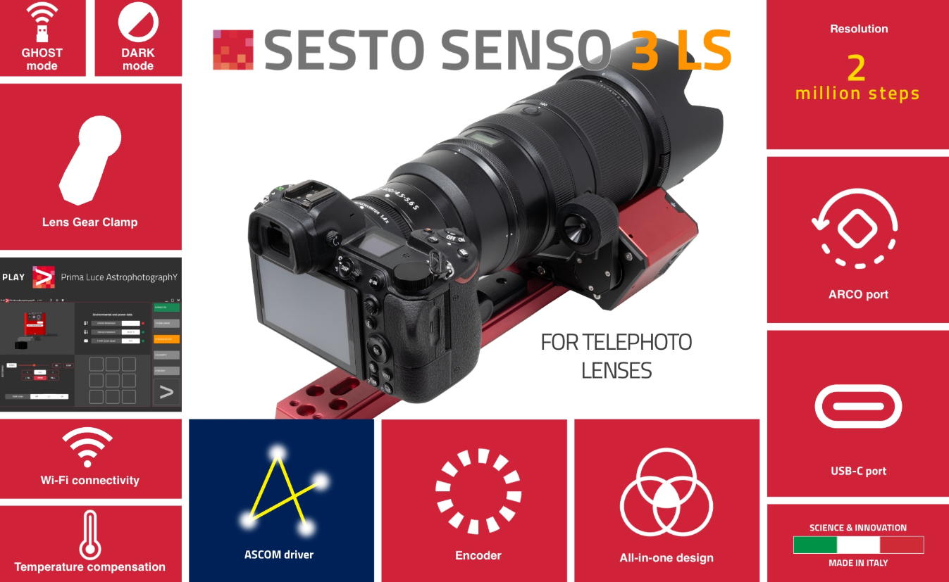 SESTO SENSO 3 LS robotic focusing motor for telephoto lenses